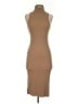 Zara Solid Tan Cocktail Dress Size S - photo 1