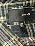 Hurley 100% Cotton Plaid Black Long Sleeve Button-Down Shirt Size M - photo 7