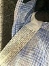Zara Blue 3/4 Sleeve Blouse Size M - photo 8