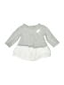 Carter's 100% Cotton Silver Sweatshirt 0-3 MO / 3 MO - photo 1
