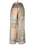 DRA 100% Polyester Paisley Teal Casual Pants Size L - photo 2