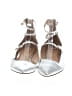 Banana Republic Metallic Silver Flats Size 9 - photo 2