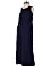 Pink Blush 100% Rayon Solid Blue Jumpsuit Size S - photo 1