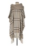 Johnston & Murphy 100% Polyester Plaid Solid Tan Poncho One size (estimated) - photo 2