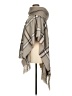 Johnston & Murphy 100% Polyester Plaid Solid Tan Poncho One size (estimated) - photo 5