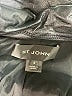 St. John 100% Leather Black Leather Jacket Size 8 - photo 6