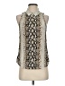 Current/Elliott 100% Viscose Silver Sleeveless Blouse Size S - photo 1