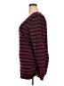 Lane Bryant Stripes Burgundy Pullover Sweater Size 22 - 24 Plus - photo 5