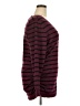 Lane Bryant Stripes Burgundy Pullover Sweater Size 22 - 24 Plus - photo 4