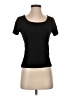Amisu Black Short Sleeve Top Size S - photo 1