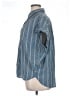 Madewell Stripes Blue Short Sleeve Button-Down Shirt Size XL - photo 5