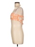Roxy 100% Cotton Orange Kimono Size L - photo 5