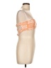 Roxy 100% Cotton Orange Kimono Size L - photo 4