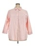 L.L.Bean Stripes Pink 3/4 Sleeve Button-Down Shirt Size 2X - photo 1