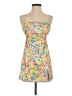 Beginning Boutique Floral Yellow Cocktail Dress Size 4 - photo 1