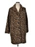 Sanctuary Animal Print Brown Coat Size XL - photo 1