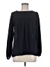 Veronica M. Black Long Sleeve Blouse Size M - photo 1