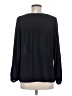 Veronica M. Black Long Sleeve Blouse Size M - photo 2