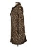 Sanctuary Animal Print Brown Coat Size XL - photo 5