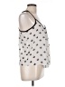 Princess Vera Wang 100% Polyester Silver Sleeveless Top Size L - photo 4