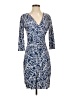 Assorted Brands Print Blue Casual Dress Size 2 (tall) - photo 1