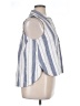 Madewell Stripes Blue Sleeveless Button-Down Shirt Size XL - photo 4