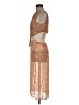 Le Lis Tweed Tan Cocktail Dress Size M - photo 5