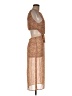 Le Lis Tweed Tan Cocktail Dress Size M - photo 4