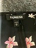 Express 100% Polyester Floral Black Cocktail Dress Size XS - photo 7