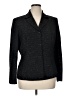 Le Suit Tweed Black Blazer Size 16 - photo 1