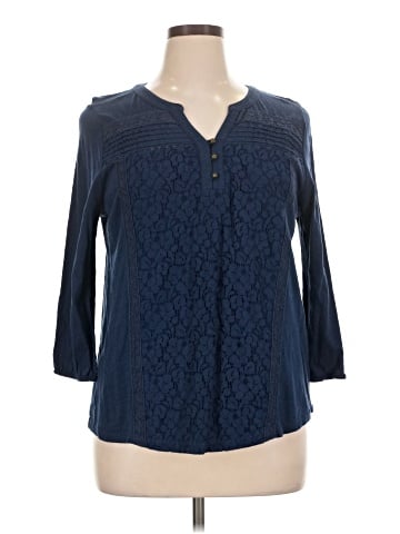 Style&Co 3/4 Sleeve Blouse (view 1)