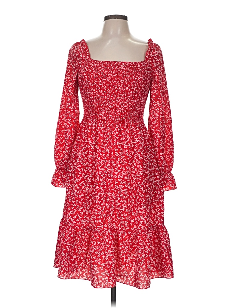 Pre-owned Assorted Brands Casual Dress In Red