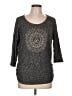 Charlotte Russe Metallic Gray Pullover Sweater Size L - photo 1