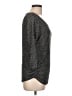 Charlotte Russe Metallic Gray Pullover Sweater Size L - photo 4