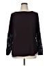 Apt. 9 Black Long Sleeve Blouse Size XL - photo 1