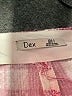 Dex 100% Polyester Checkered-gingham Pink Shorts Size S - photo 3