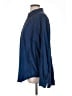 J.Crew 100% Lyocell Solid Blue Long Sleeve Button-Down Shirt Size L - photo 5