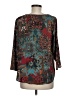 Abbeline 100% Polyester Teal 3/4 Sleeve Blouse Size M - photo 2