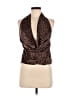 Zara 100% Polyester Brown Sleeveless Blouse Size M - photo 1