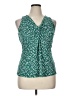 Gilli Green Sleeveless Blouse Size XL - photo 1