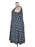 Perceptions Print Blue Casual Dress Size 2X - photo 5