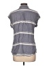 Dynamite 100% Viscose Gray Short Sleeve Blouse Size L - photo 2