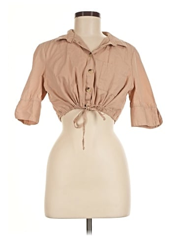 Free People 3/4 Sleeve Button-Down Shirt (view 1)