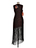 Simon Miller 100% Polyester Animal Print Brown Cocktail Dress Size Med (II or 2) - photo 2