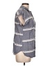 Dynamite 100% Viscose Gray Short Sleeve Blouse Size L - photo 4