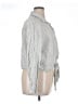 H&M 100% Linen Stripes Silver Long Sleeve Blouse Size XL - photo 4