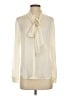 Quince Solid Ivory Long Sleeve Blouse Size S - photo 1