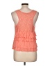E&M Collection Orange Sleeveless Top Size L - photo 2