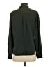 Quince Solid Green Long Sleeve Blouse Size S - photo 2