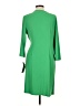 Nina Leonard Color Block Green Cocktail Dress Size L - photo 2